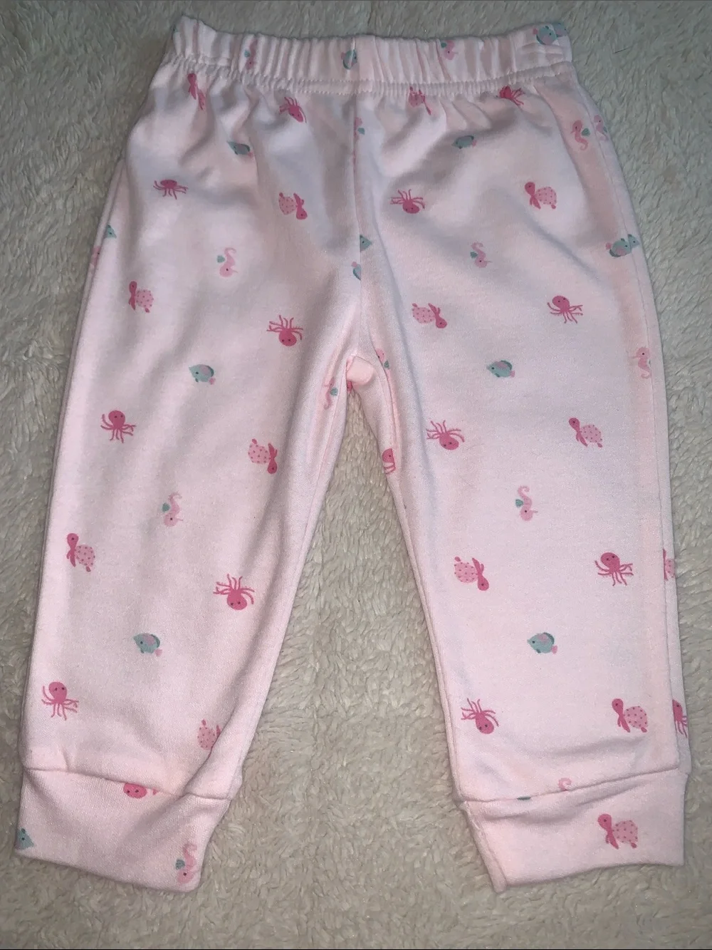 NWT Kyle & Deena 3pc Seahorse Ocean Life Set 6-9w/ Matching Bow Headband